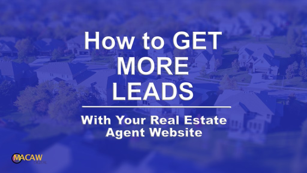 designing real estate website for leads